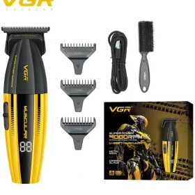 ماشین اصلاح وی جی آر مدل V-285 tبا تیغه سرامیک و برش مستقیم