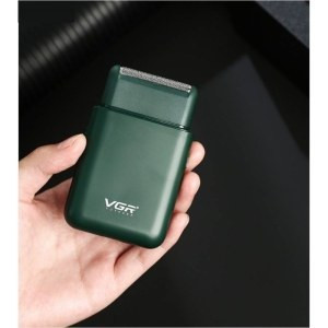 ماشین اصلاح وی جی آر مدل V390 صفر زن کامل شارژی با تیغه استیل ضد زنگ ( رنگ رندوم)